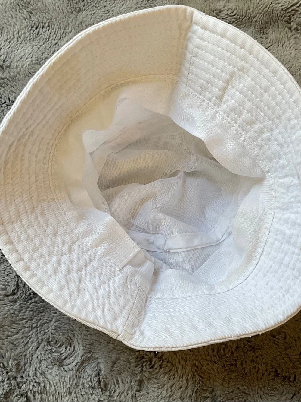 Classic White Kids' Bucket Hat - Lightweight Sun Protection